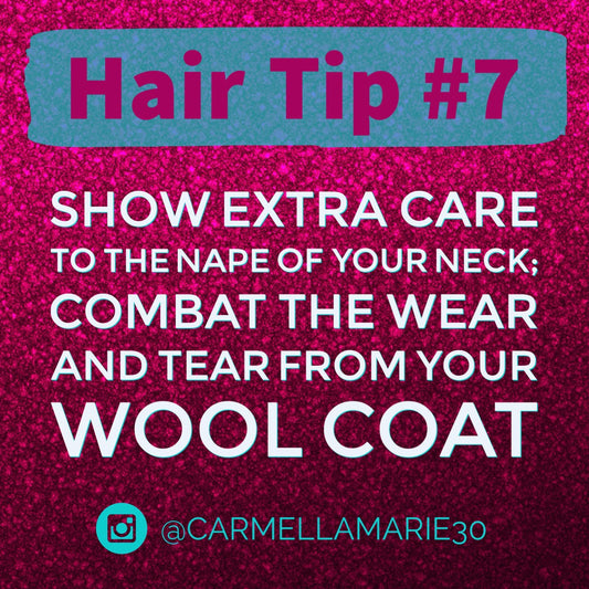 Hair Tip # 7: Watch your Wool Coat
