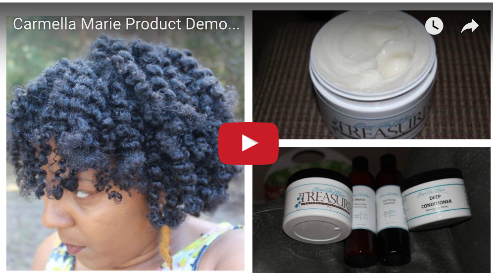 products for curly hair: carmella marie