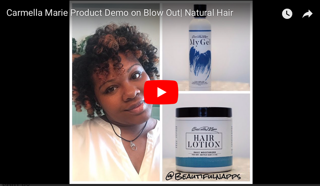 How to Use Hair Lotion & MyGel on Blown Out Hair
