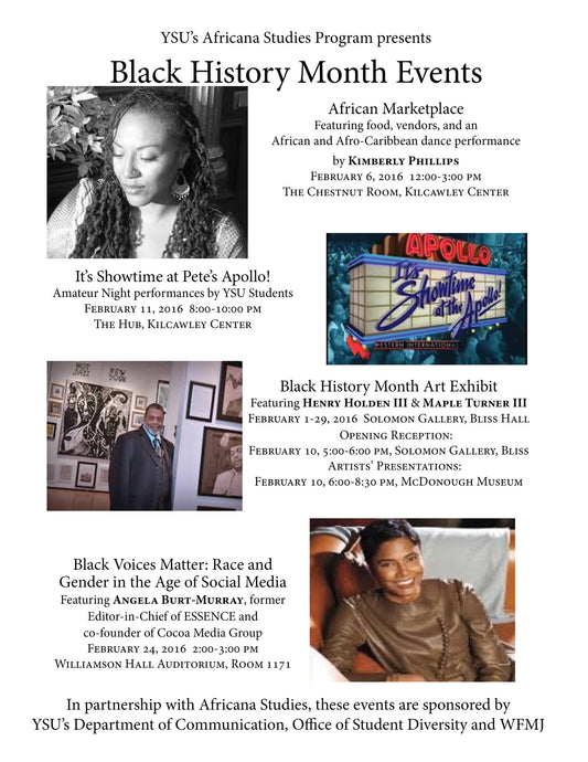black history month at Youngstown state university
