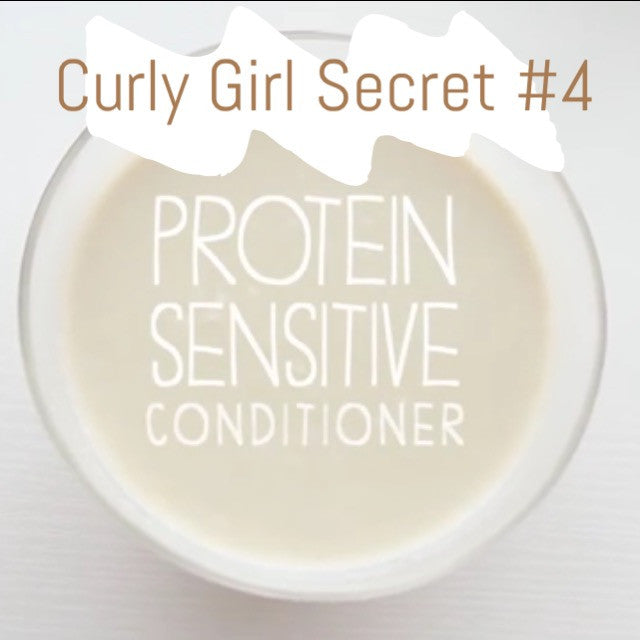 curly girl secret #4 DIY Deep conditioner for protein sensitive curls