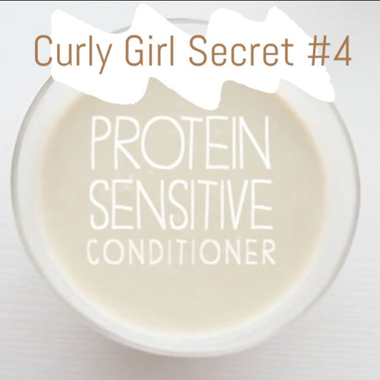 curly girl secret #4 DIY Deep conditioner for protein sensitive curls