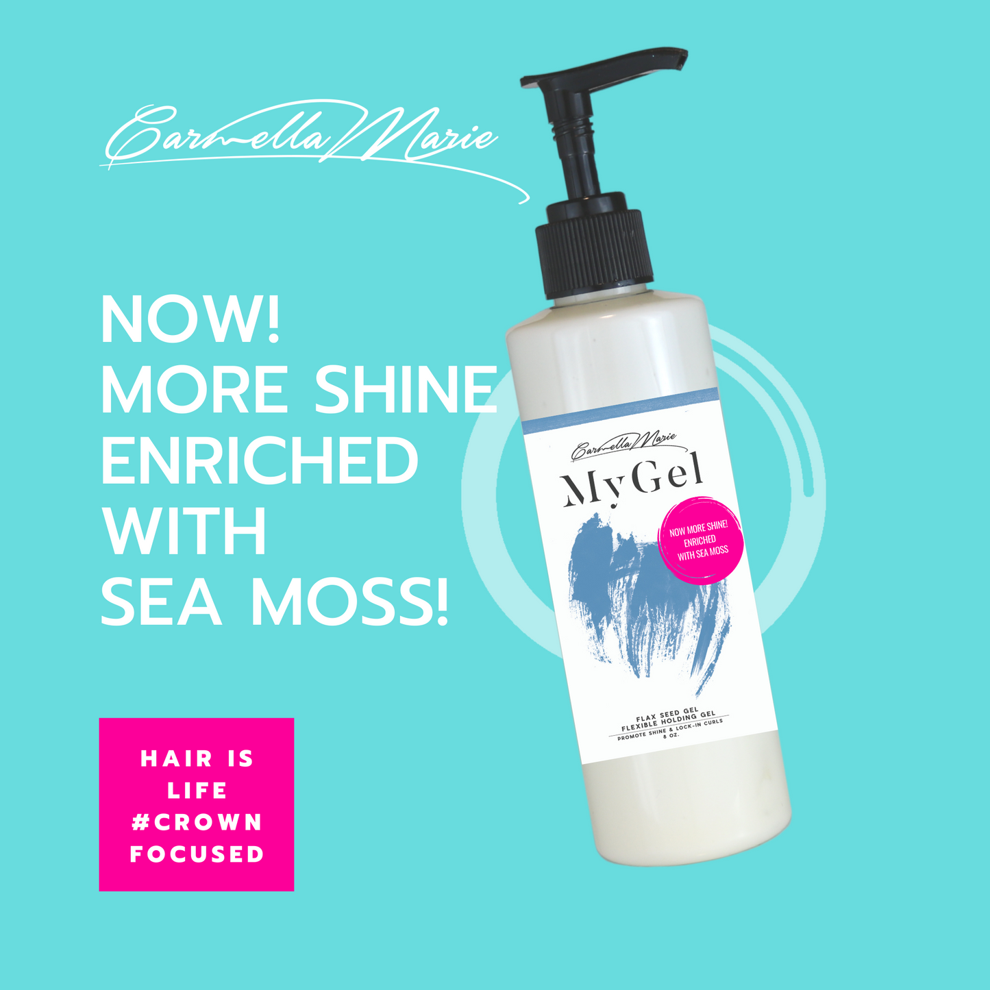 CM MyGel: New Sea Moss Enriched Flaxseed Gel